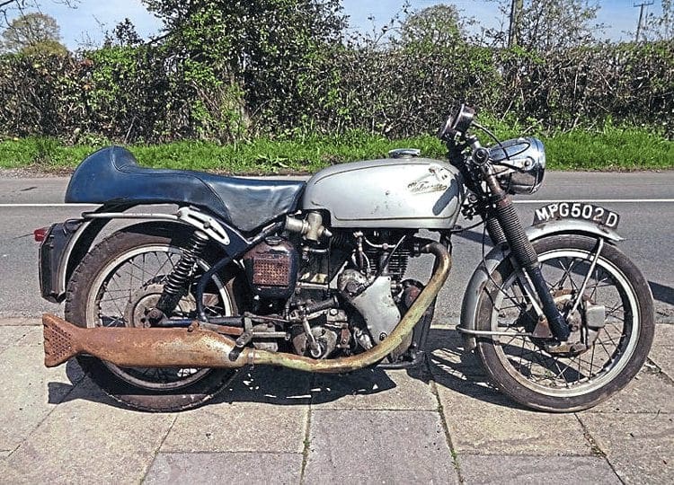 The highly original Thruxton was discovered in Norfolk. It sold for £20,000.