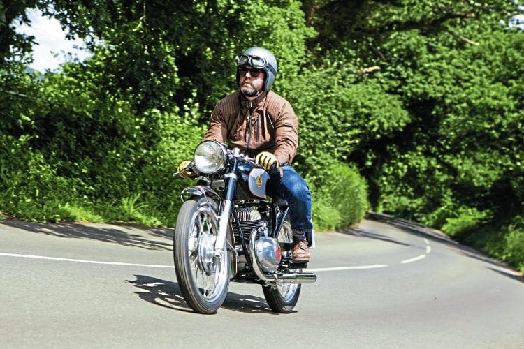 Impressive torque of the 350cc twin is evident on the move.