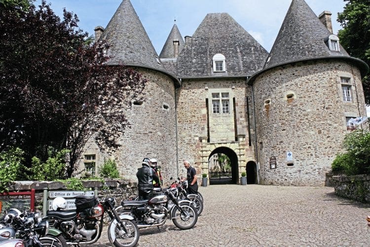 Ride-out destination: the Chateau at Arnac Pompadour. Brian Pollitt lives there. Well, not in the Chateau. 