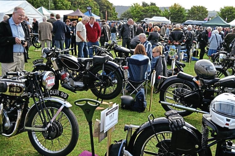 Series A Rapide among the star attractions in the two-wheeled display.