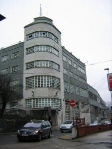 The former Lambretta Locomociones SA administrative building