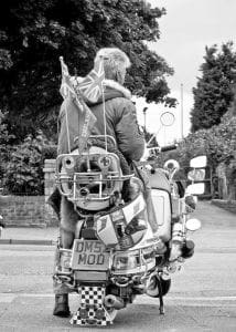 Dave Morris with his MOD number plate