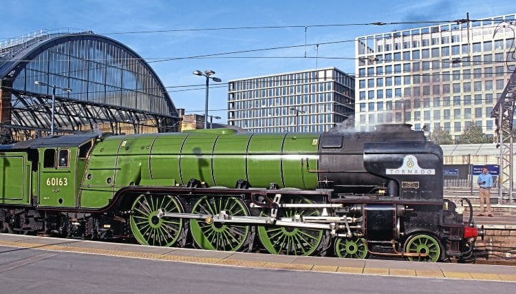 A1 Pacific No. 60163 Tornado at King’s Cross on August 13. DON BENN 