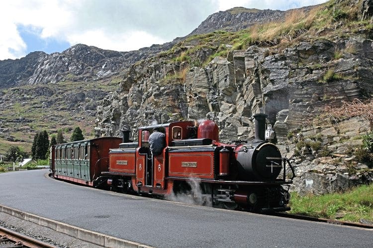 David Lloyd George is seen at Tanygrisiau in 2005. BRIAN SHARPE