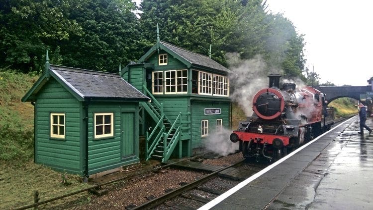 End of the line but a fresh start for BR Standard 2MT 2-6-0 No. 78018, which steamed for the first time in 50 years on August 17 and is pictured at Rothley. CRAIG STINCHCOMBE/GCR