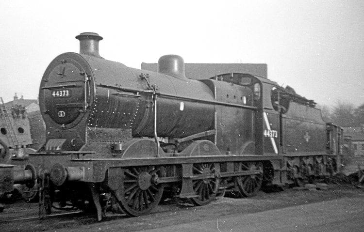 Midland 4F No. 44373 became a Crewe Works shunter in the dying years of BR steam. PHILIP ALEXANDER