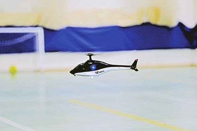 Scale circuits are a pleasure to fly with this well stabilised, full body model helicopter.