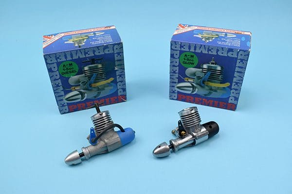 The last versions of the AM 10 and 15 were manufactured by Premier Engines and Plastics Limited. They produced glow and R/C versions in an attempt to renew the brand.