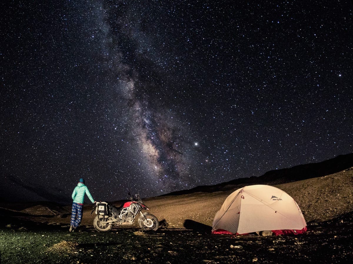 Stunning photo during a starry night