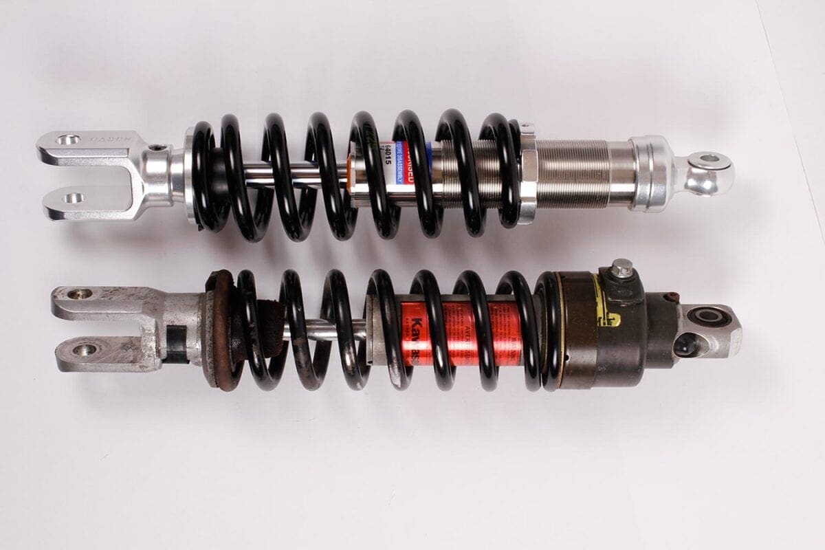 Hagon shocks yamaha bolt top