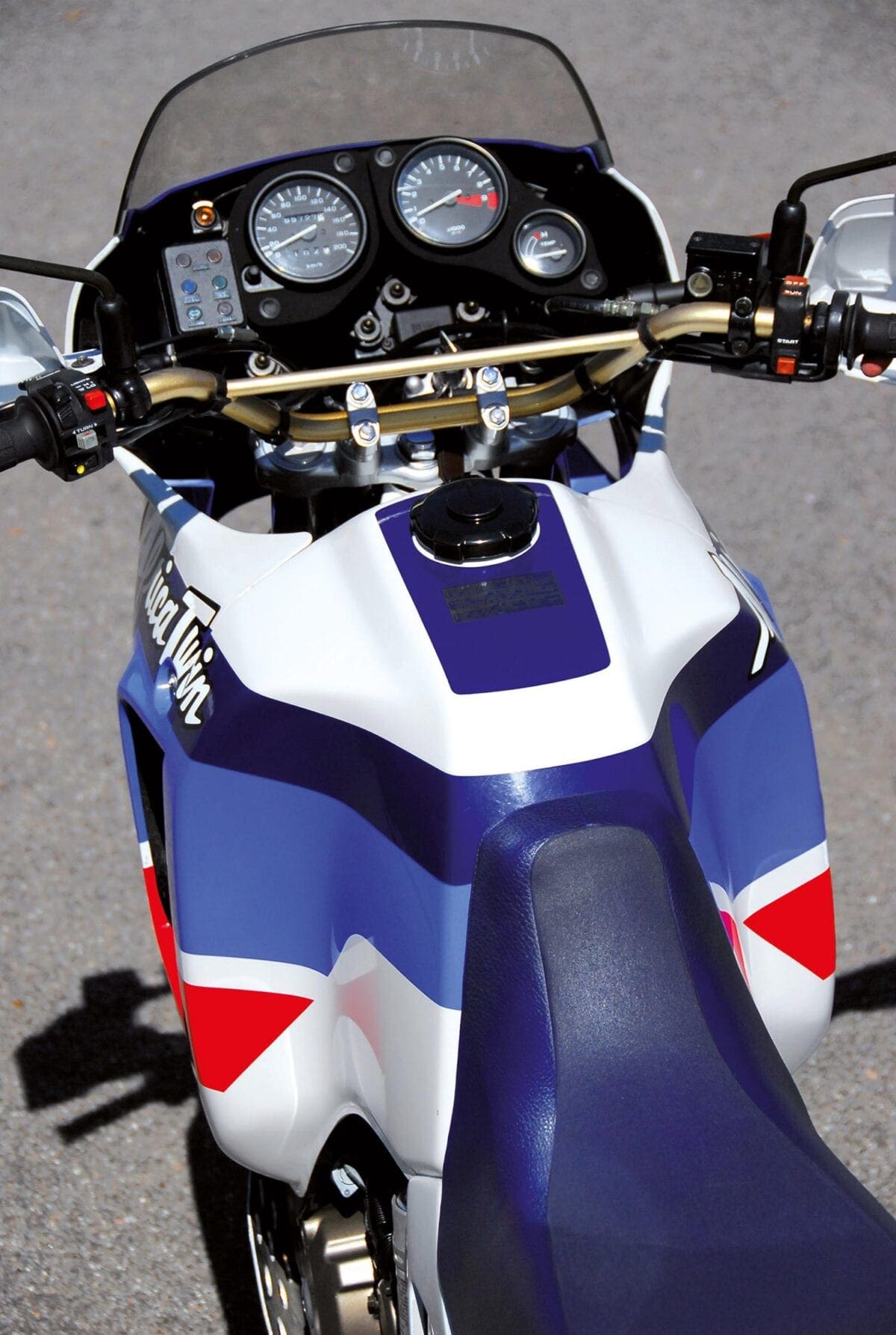 The Africa Twin’s tank caused headaches when it came to production.