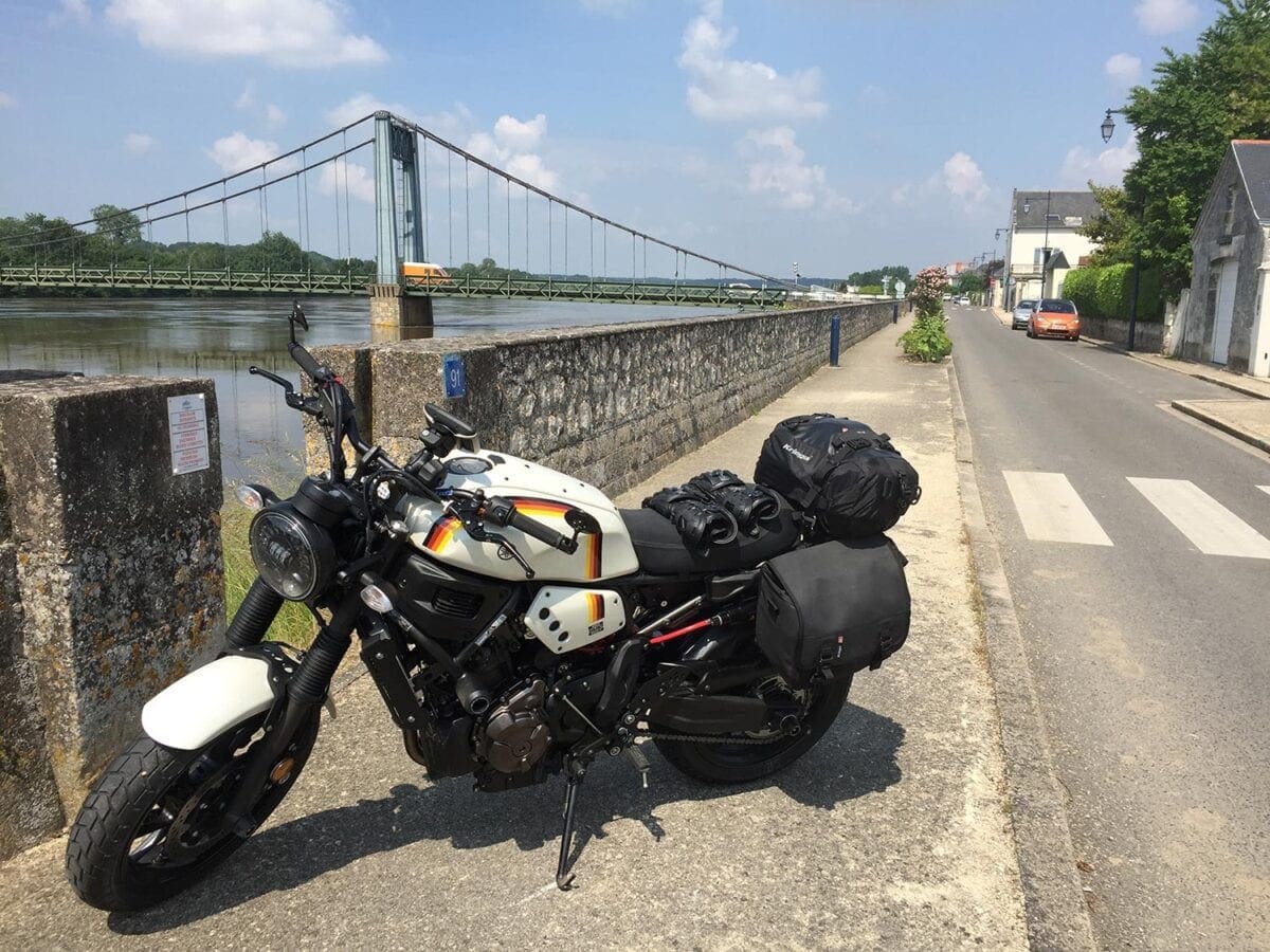 The Loire river was very swollen, but still beautiful. 