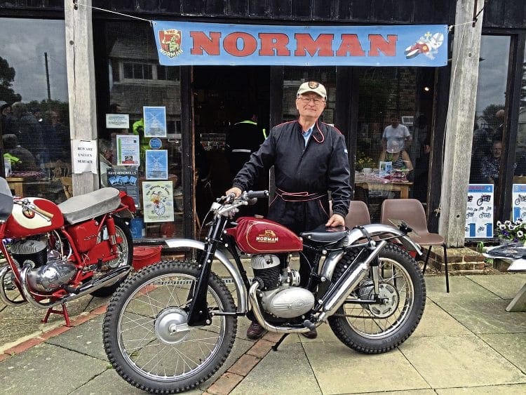 Piers rightly looked proud when he took his machine to the Norman Club’s May meeting in Ashford.