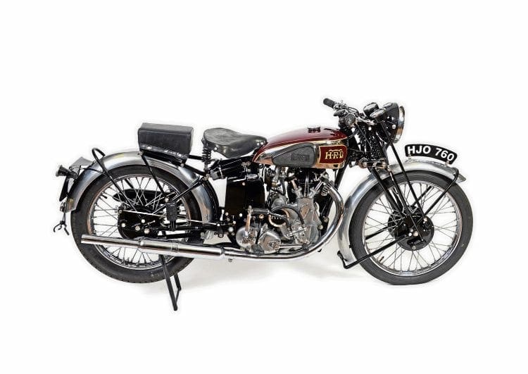 This is the magnificent Vincent HRD Meteor that will be coming up for sale at the Netley Marsh Charterhouse Auction on Friday, September 2.