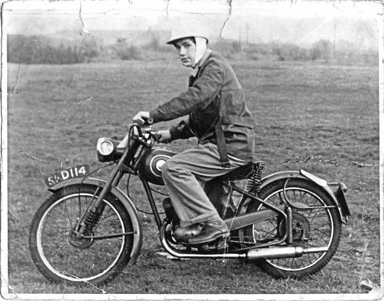 This 98cc James Comet was Ted Bemand’s first ‘proper’ motorcycle – but if SKD 114 is still around, he doesn’t want it back!