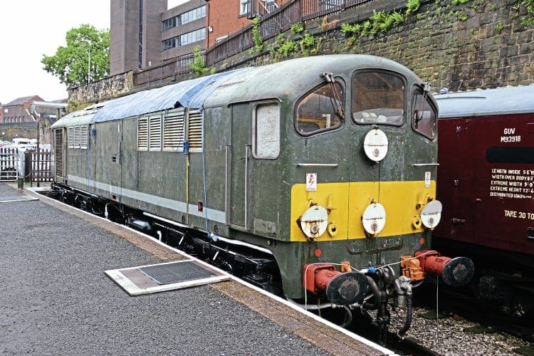 No. D5705 on display at Bury, East Lancashire Railway, on July 9. Paul Bickerdyke