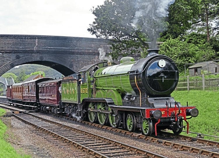 ‘B12’ No. 8572 is back after a prolonged absence. On July 3 it leaves Weybourne with the vintage train. COLIN SMITH