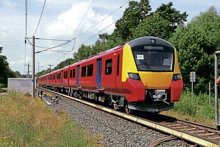 Set No. 707002 on the Wildenrath test track on July 15. PICTURES: CHRIS MILNER