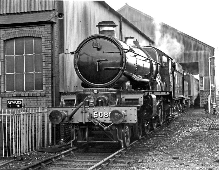 Defiant in steam at Tyseley on November 27, 1992. It will return to the works this winter as the first step of its long-awaited return to working order. ROBIN STEWART-SMITH