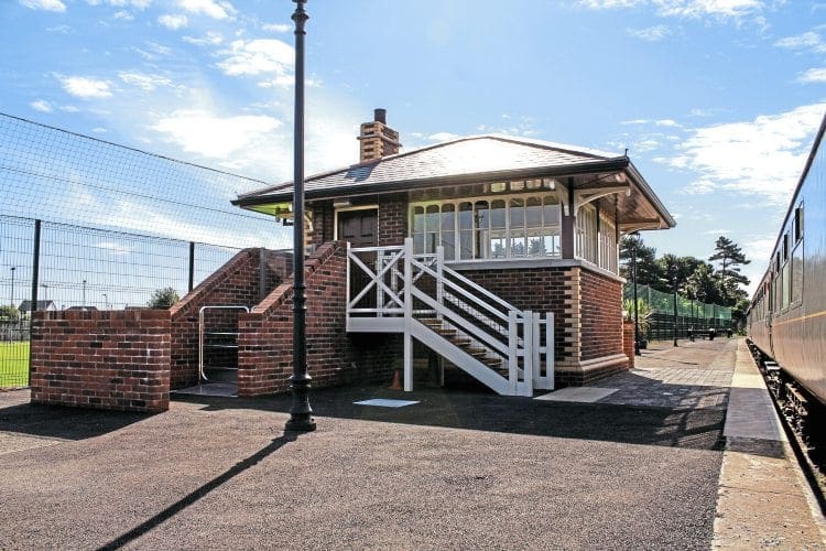 Part of the 12-month construction phase at Whitehead has involved the erection of a traditional-style signal cabin on the Whitehead Excursion station platform. MSM CONTRACTS