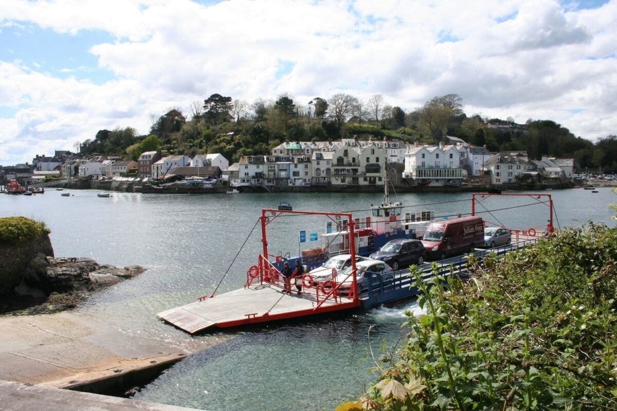 Cross-channel giant it ain't – the Fowey ferry (sorry, land bridge)