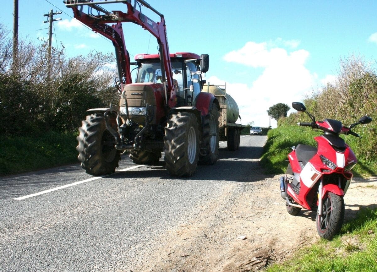 Big modern tractors aren’t to be argued with...