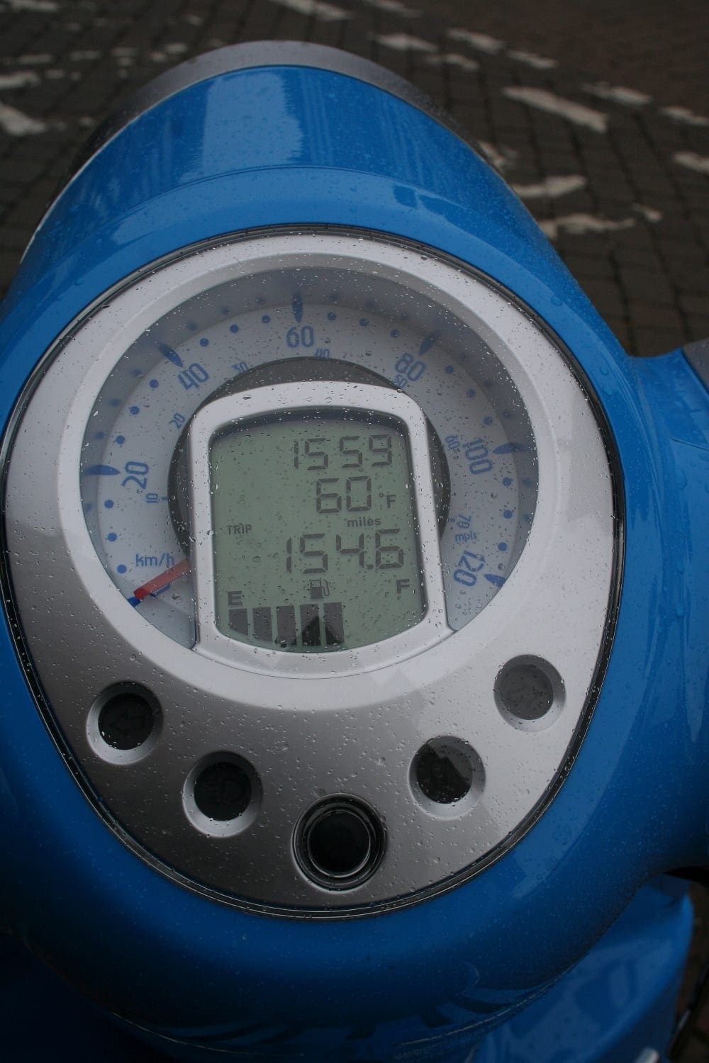Retro speedo is authentic – nice balance of old and new
